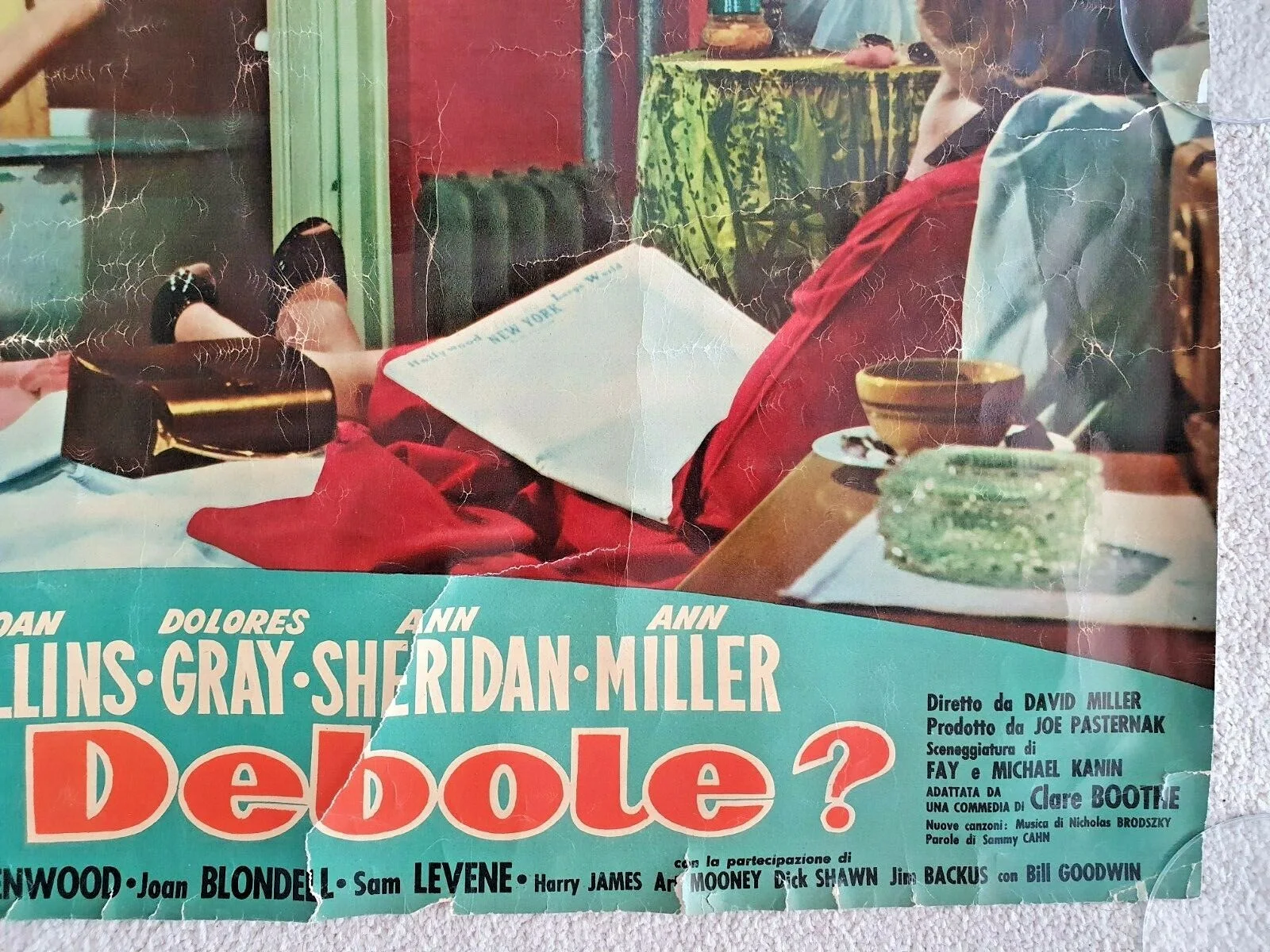 THE OPPOSITE SEX ORIGINAL 1956 ITALIAN FOTOBUSTA POSTER - JOAN COLLINS, изображение 5