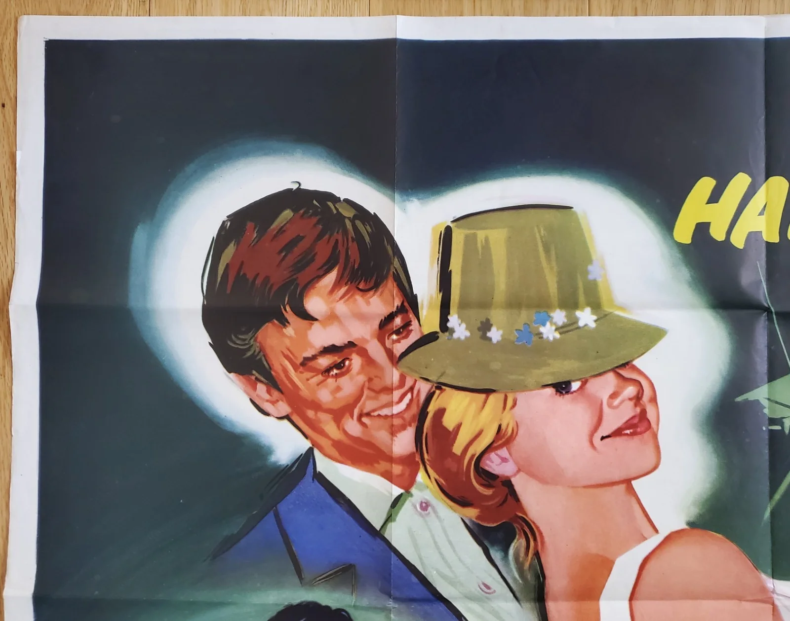 THE MOON SPINNERS VINTAGE ORIGINAL 1964 UK POSTER 30"x40" - HAYLEY MILLS, DISNEY, изображение 3