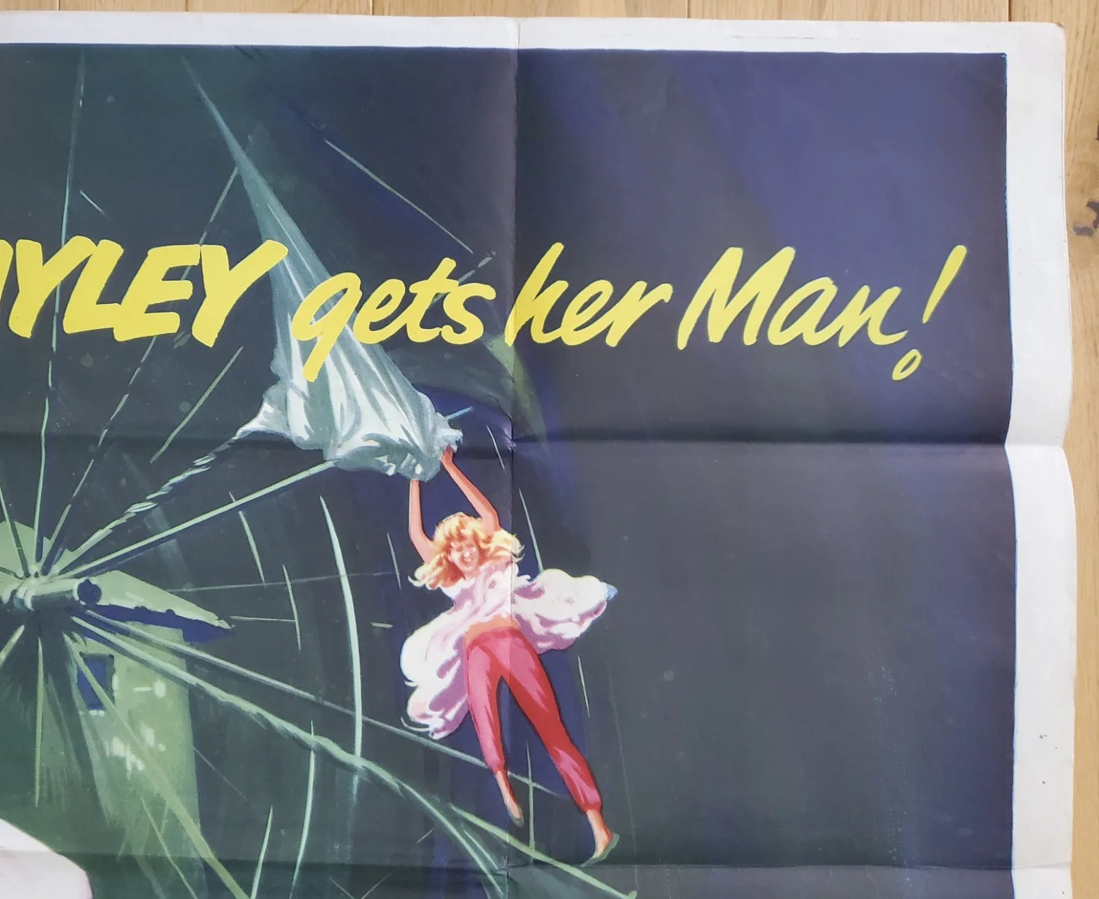 THE MOON SPINNERS VINTAGE ORIGINAL 1964 UK POSTER 30"x40" - HAYLEY MILLS, DISNEY, изображение 4