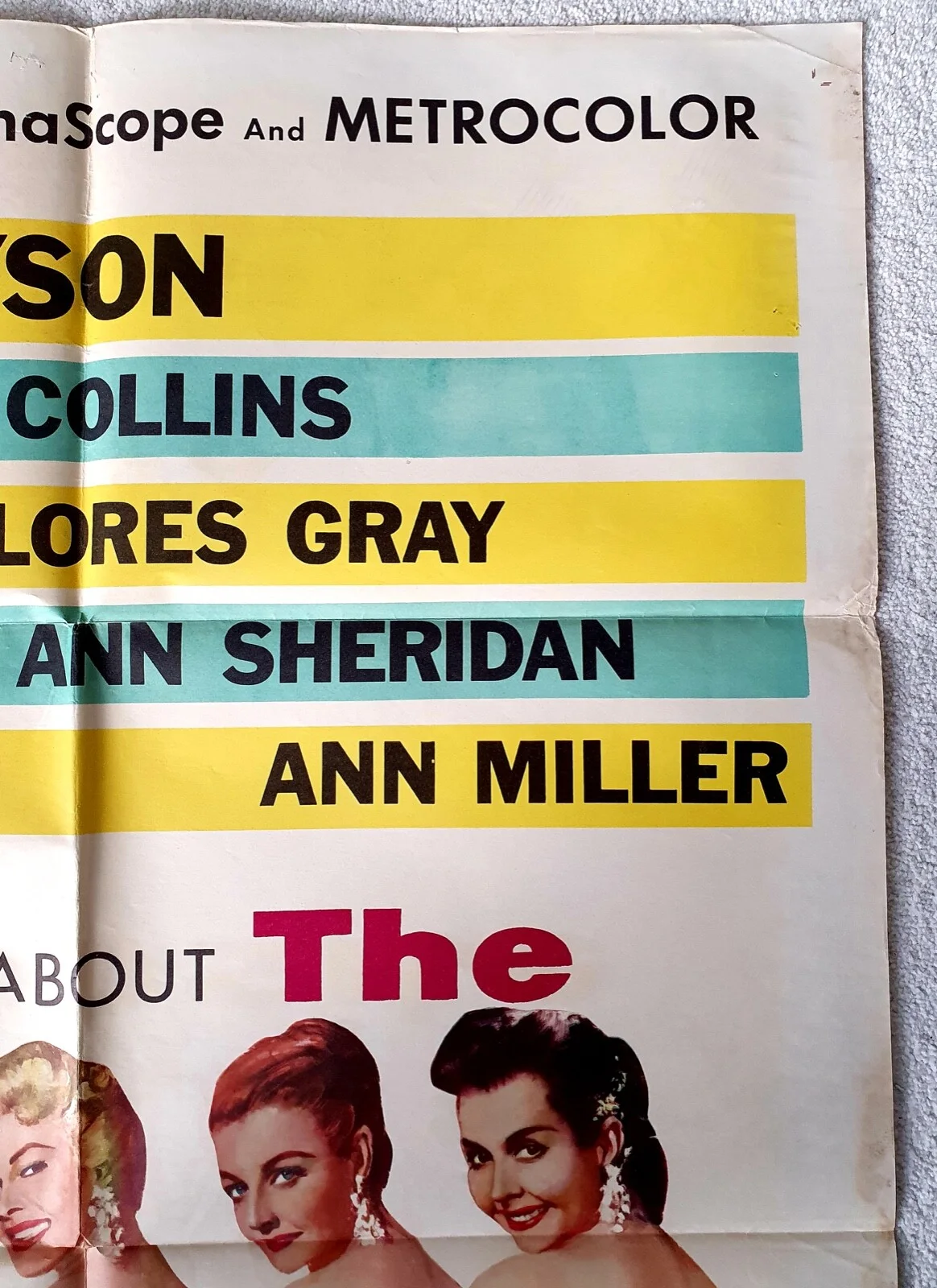 THE OPPOSITE SEX VINTAGE 1956 US 1 SHEET MOVIE POSTER JOAN COLLINS, JUNE ALLYSON, изображение 3