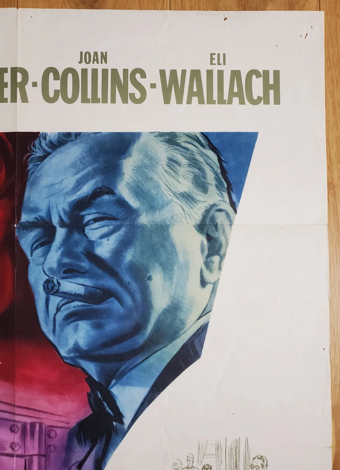 SEVEN THIEVES - VINTAGE ORIGINAL 1960 CINEMA POSTER - JOAN COLLINS, E G ROBINSON, изображение 3