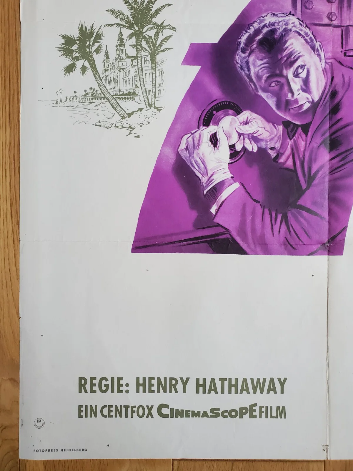 SEVEN THIEVES - VINTAGE ORIGINAL 1960 CINEMA POSTER - JOAN COLLINS, E G ROBINSON, изображение 4