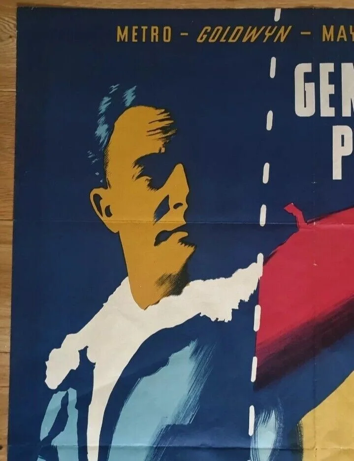 DEVIL MAKES THREE STUNNING 1953 NORWEGIAN POSTER GENE KELLY, PIER ANGELI 40"x27", image 2