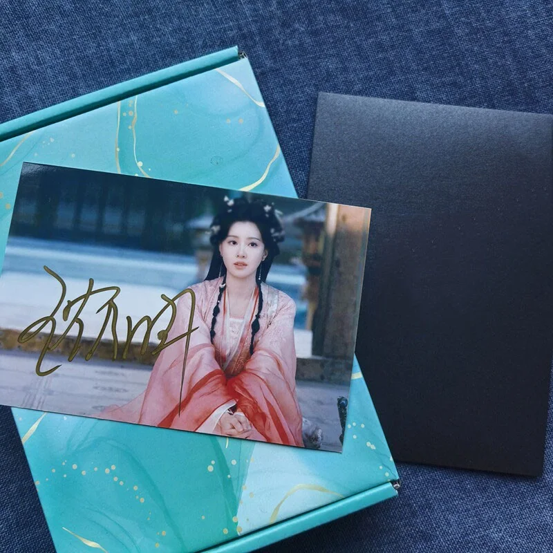 Fate Chosse You 佳偶天成 Ren Jialun Wang Herun 6" Signed Autographed Photo, image 3