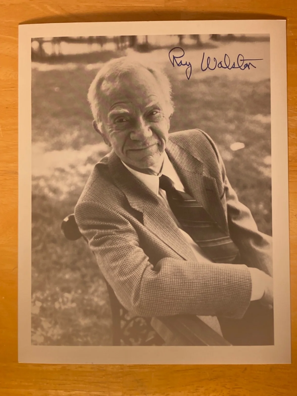 Hand SIGNED Ray Walston 8x10 Vintage Photo - My Favorite Martian, Fast Times etc, изображение 2
