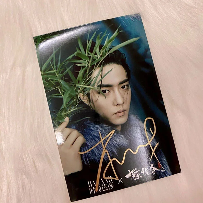 Anime The Untamed BJYX Xiao zhan Signed Autographed Photo Autograph, изображение 2