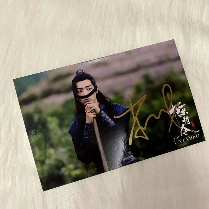 Anime The Untamed BJYX Xiao zhan Signed Autographed Photo Autograph, изображение 3
