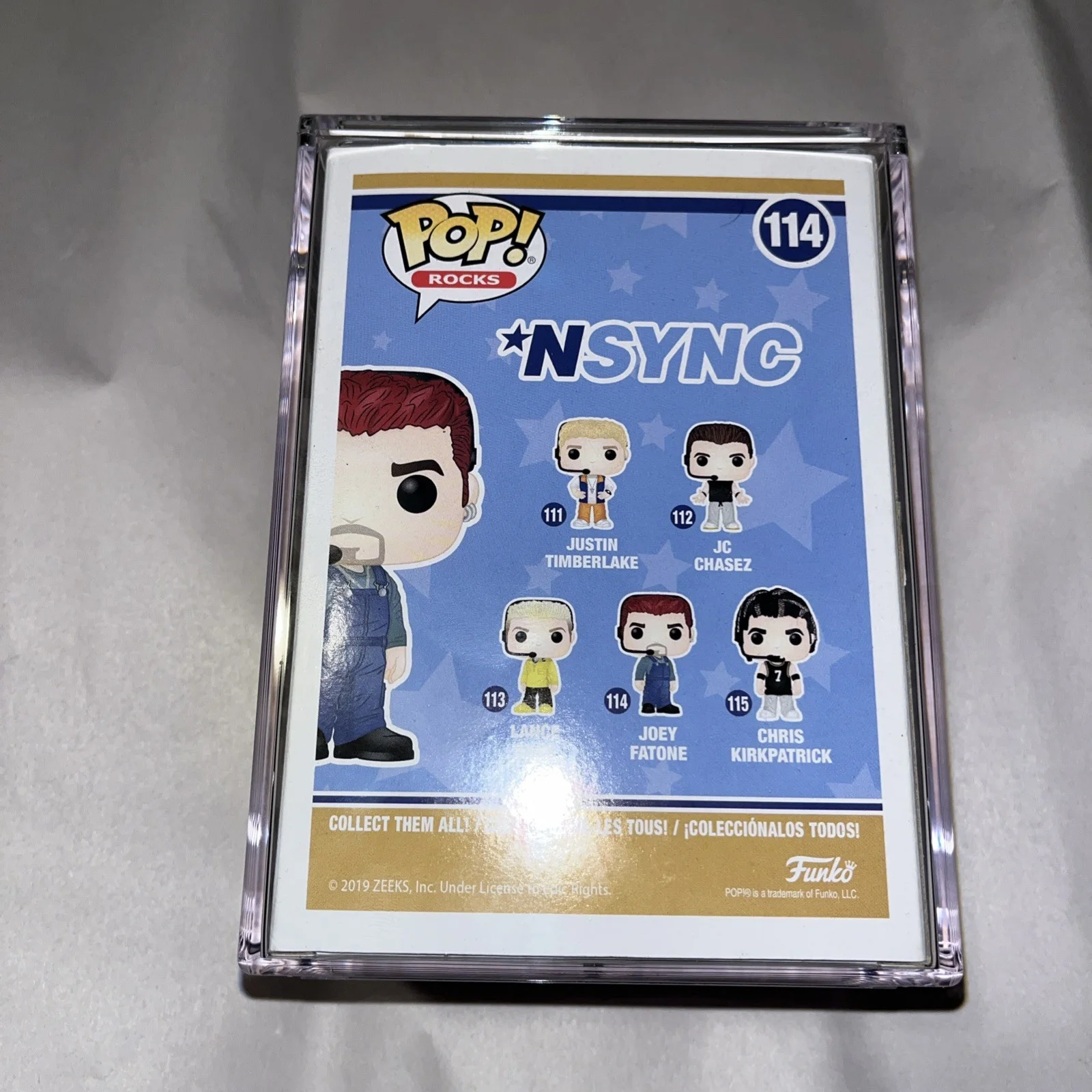 Joey Fatone Signed Funko Pop Autographed Figure Nsync Singer Boy Band JSA COA, image 3