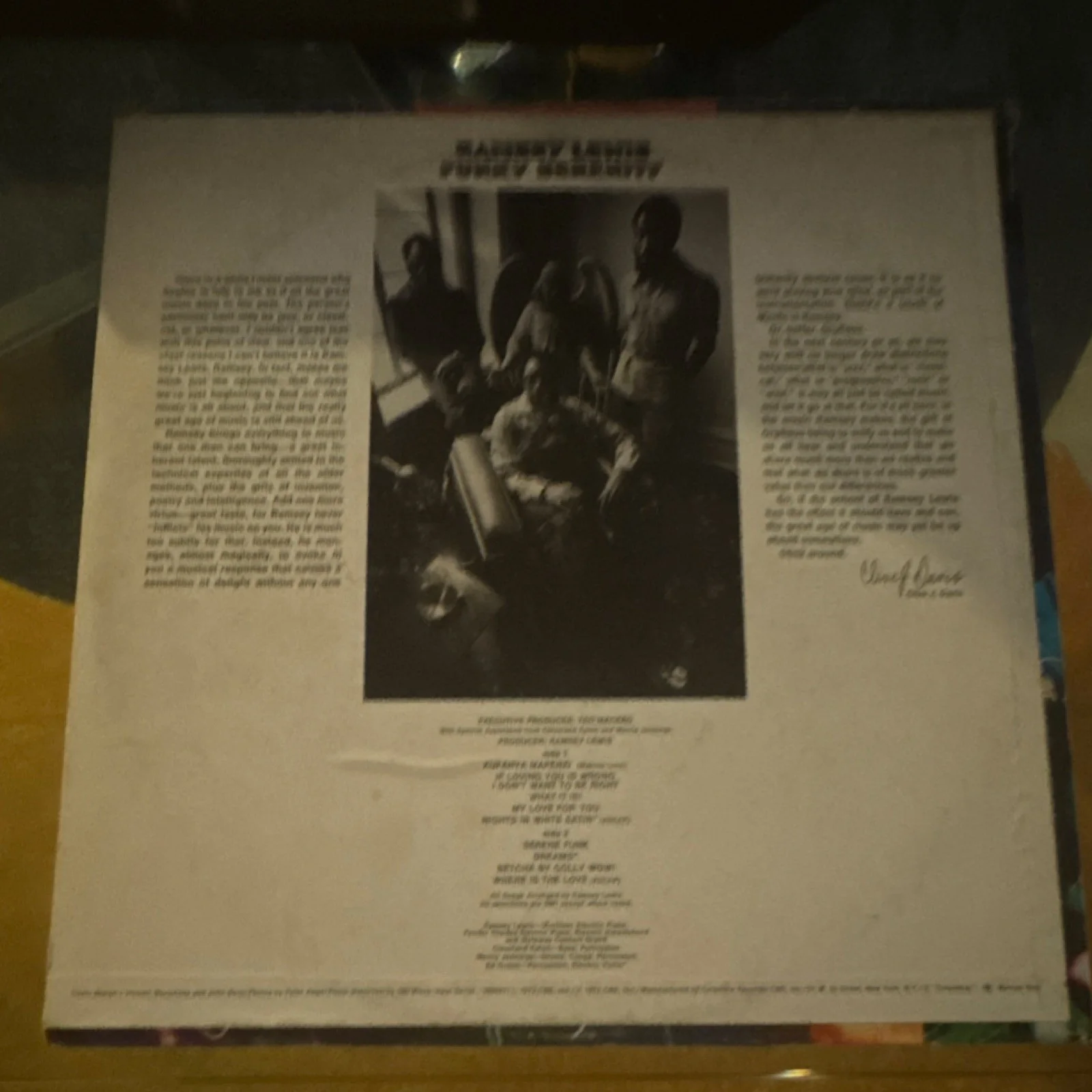 Harry Belafonte "Funky Serenade" Signed Vinyl Record LP Album Cover, image 2