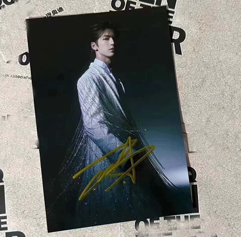 Zhang linghe 张凌赫 zhang ling he Signed Autographed Photo Autograph, изображение 2