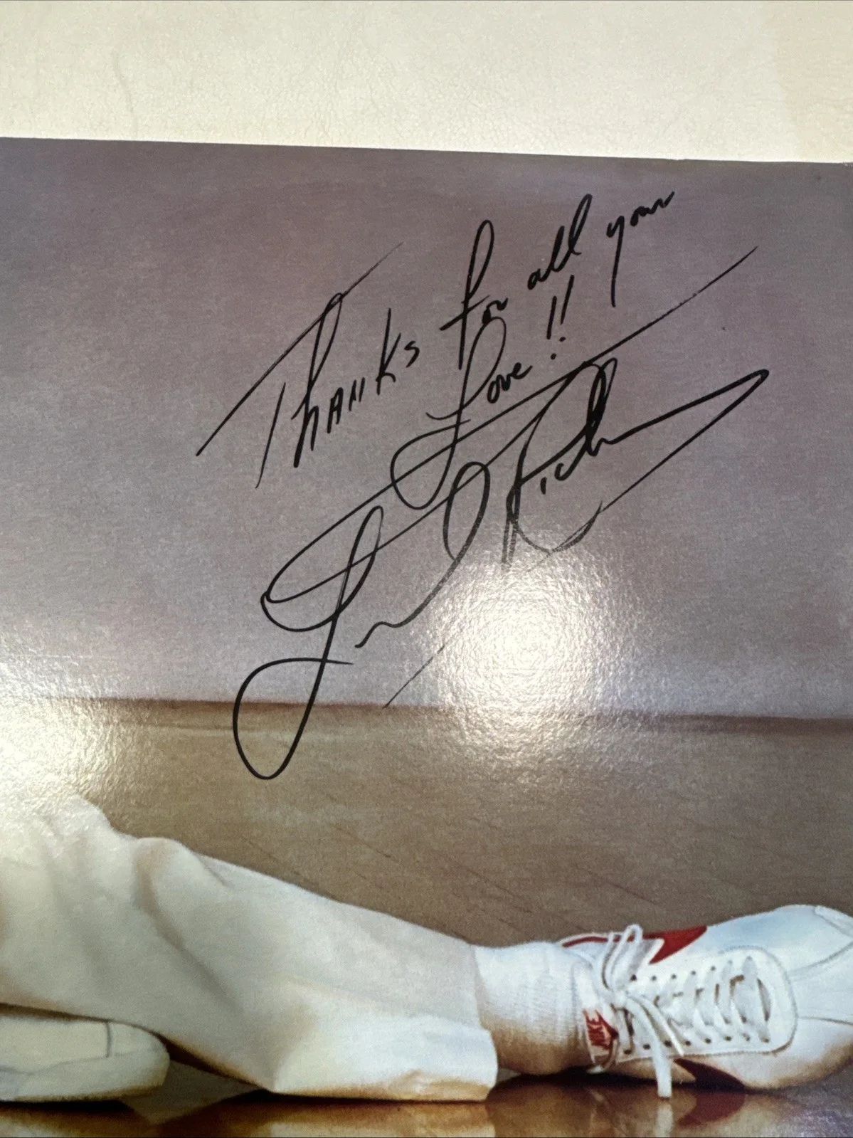 Lionel Richie Autographed Original Vinyl Record Album Signed Inner Sleeve, изображение 5