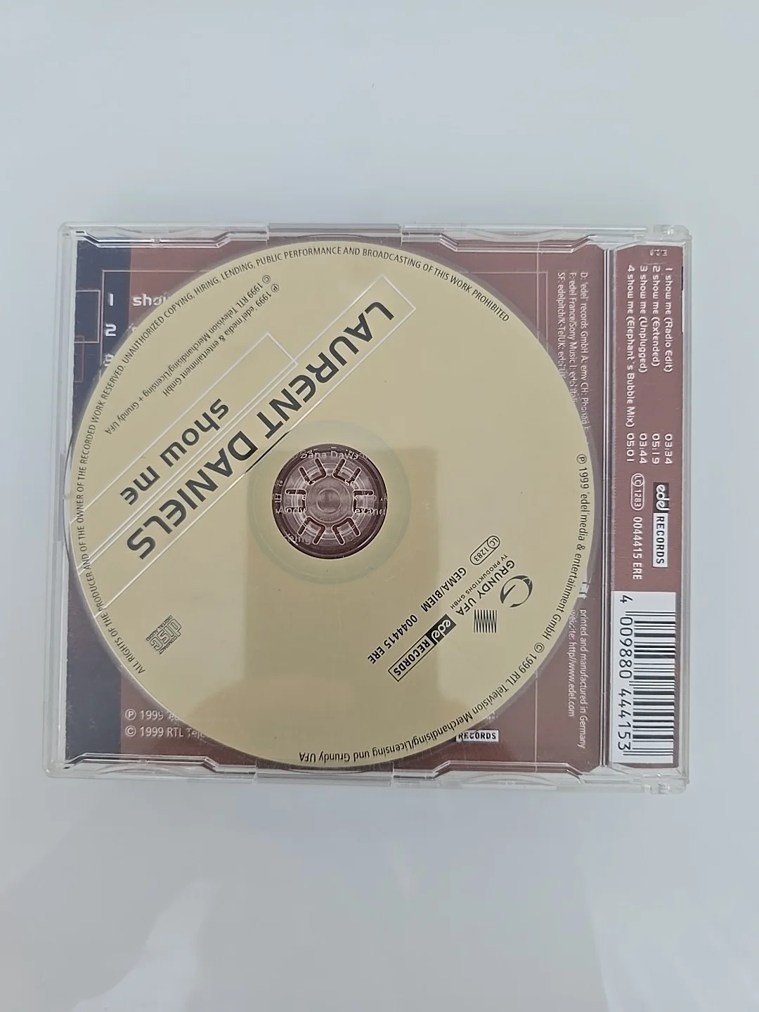 LAURENT DANIELS CD Autograph Signed Original, image 2