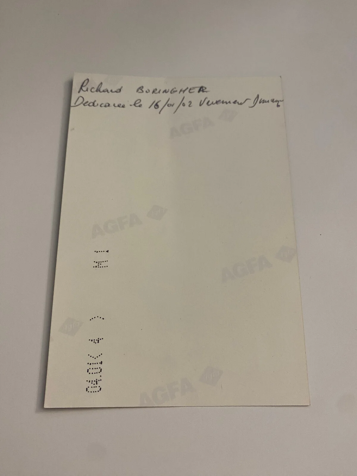 Richard Bohringer Signed Autograph Photo Cesar Best Actor Award Winner, image 2