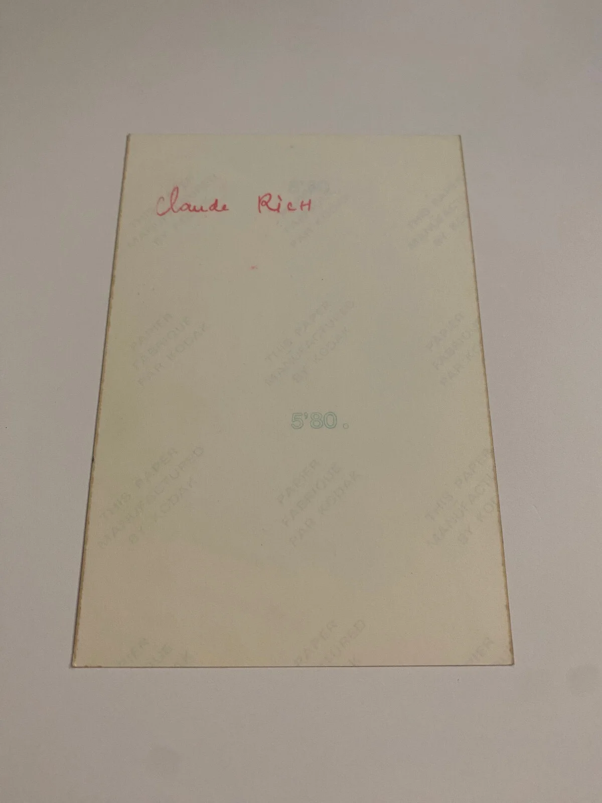 Claude Rich Signed Autograph Photo French Actor Honorary Cesar Awards Winner, изображение 2