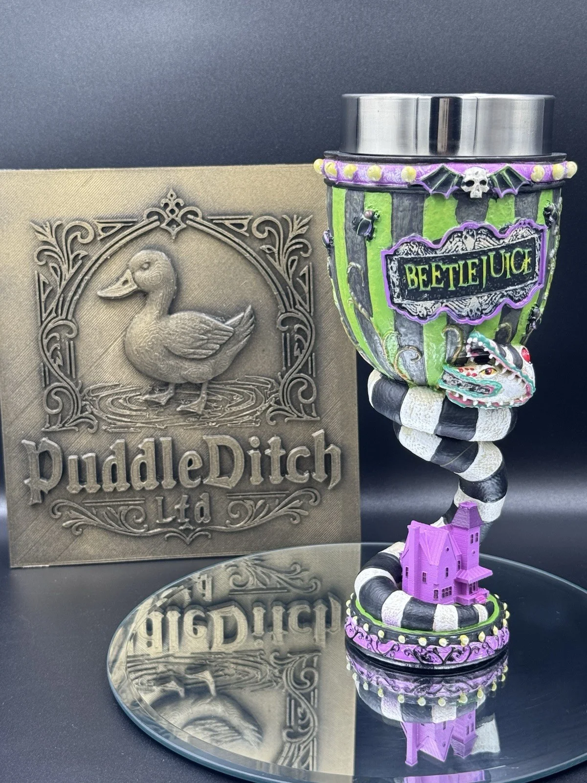 Beetlejuice Goblet 20.2cm by Nemesis Now - Gift Boxed, image 2