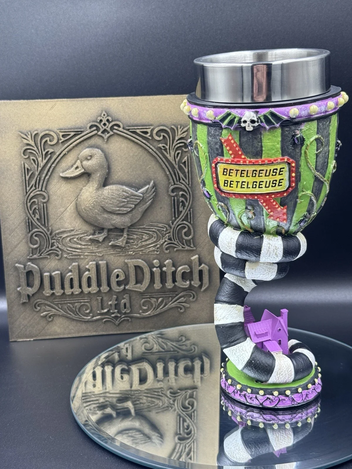 Beetlejuice Goblet 20.2cm by Nemesis Now - Gift Boxed, image 3