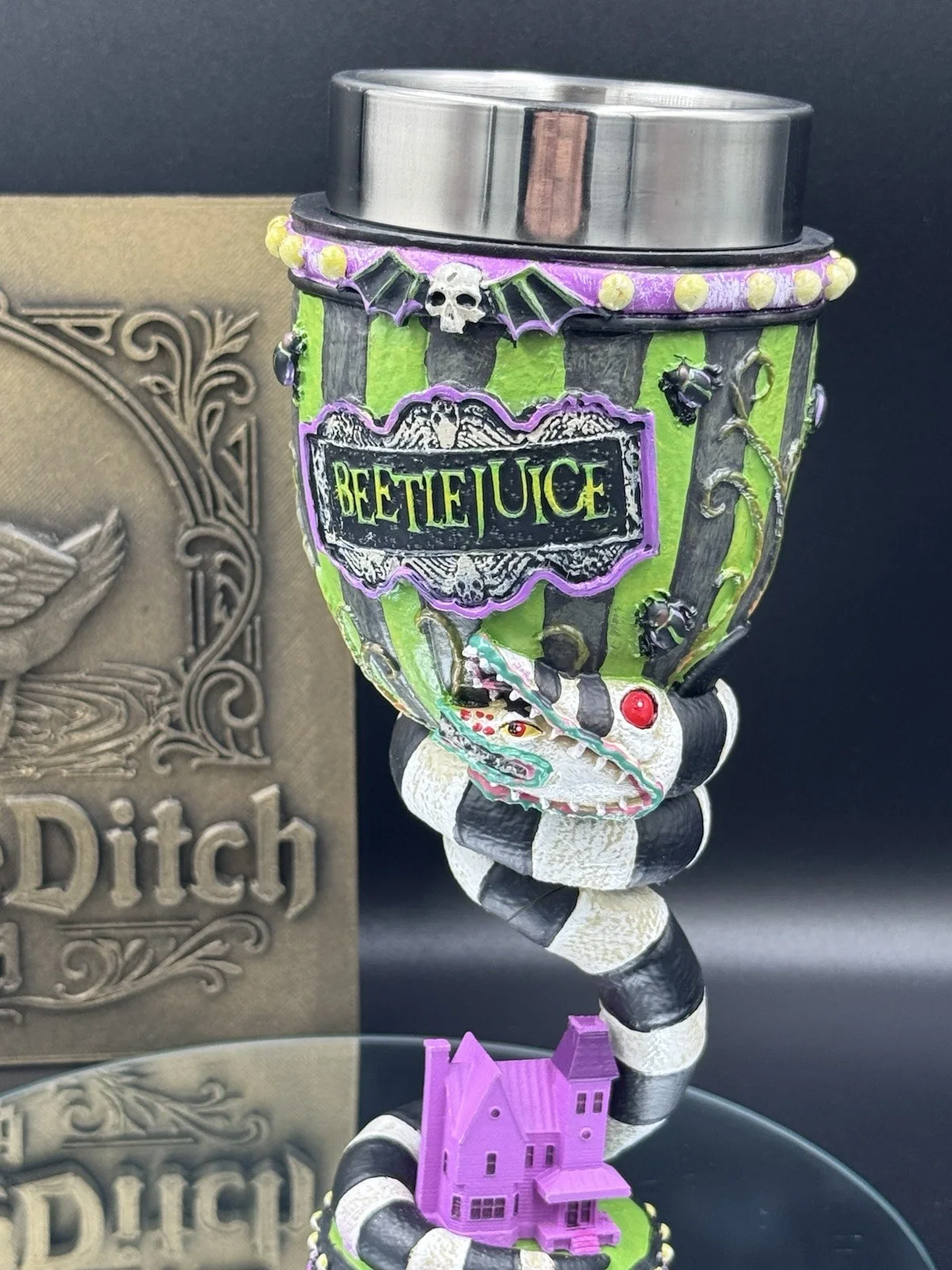 Beetlejuice Goblet 20.2cm by Nemesis Now - Gift Boxed, image 4