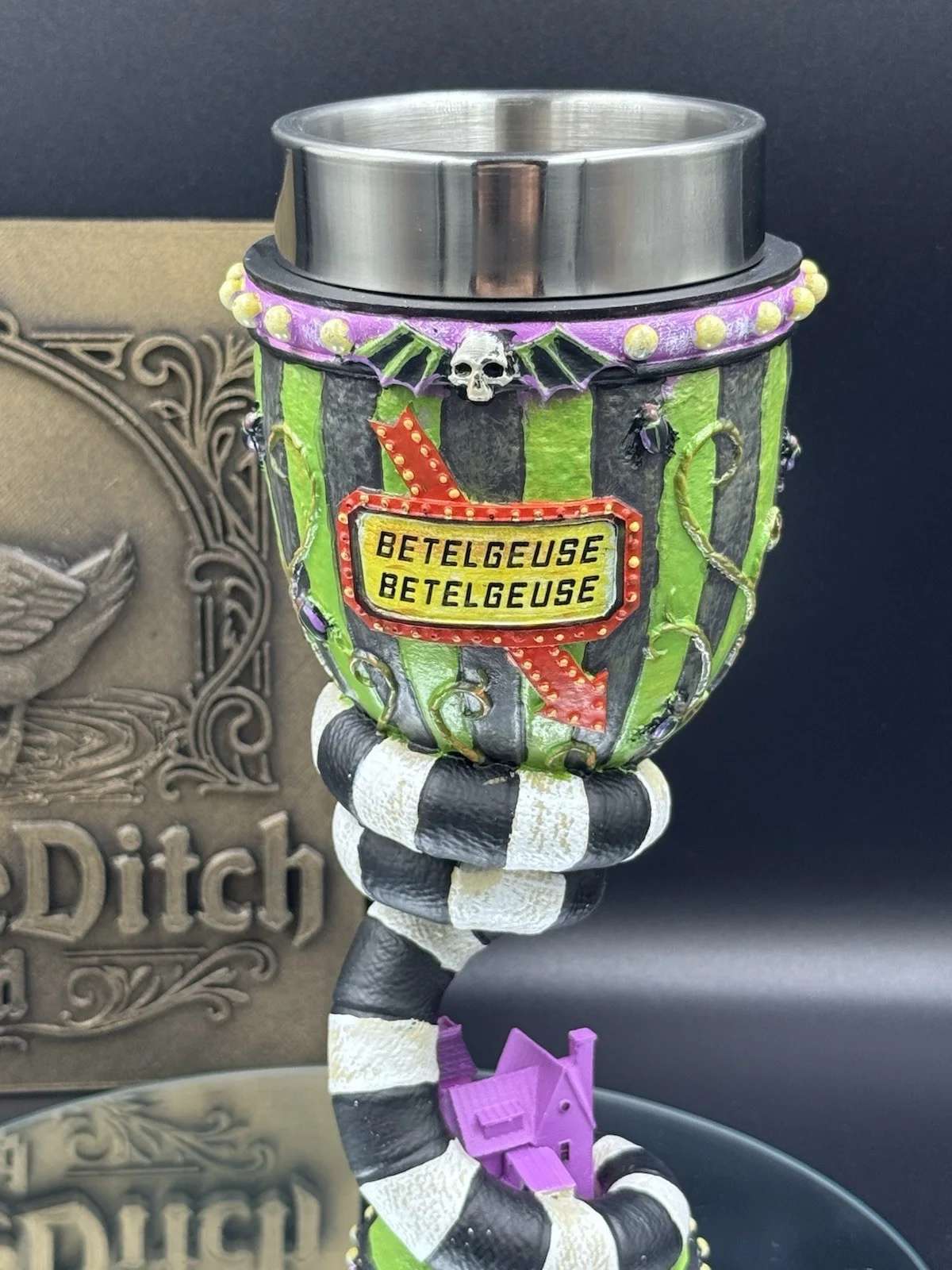 Beetlejuice Goblet 20.2cm by Nemesis Now - Gift Boxed, image 5