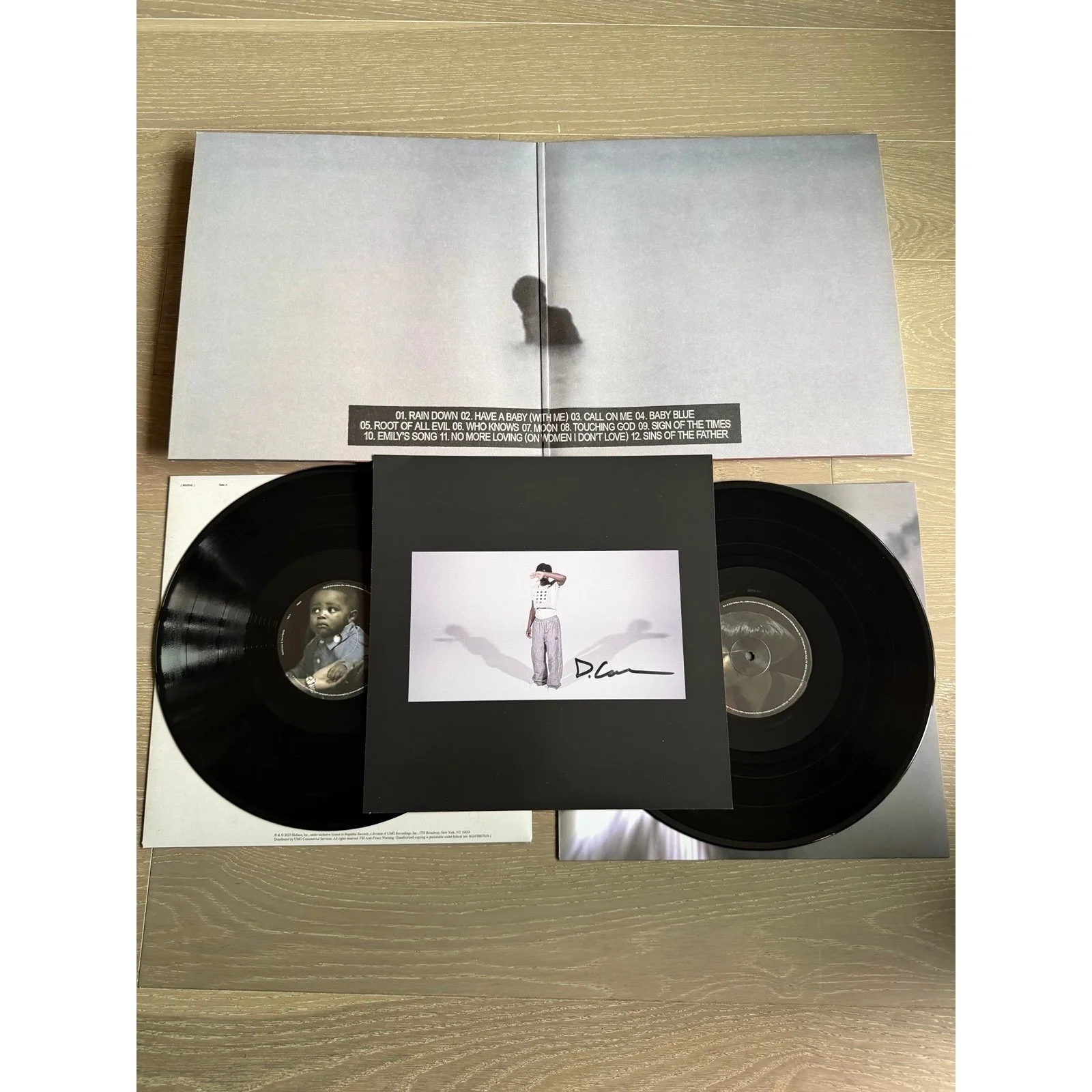 SIGNED Daniel Caesar Son of Spergy Self Portrait Vinyl RARE ✅❤️ SHIPS ASAP, изображение 3