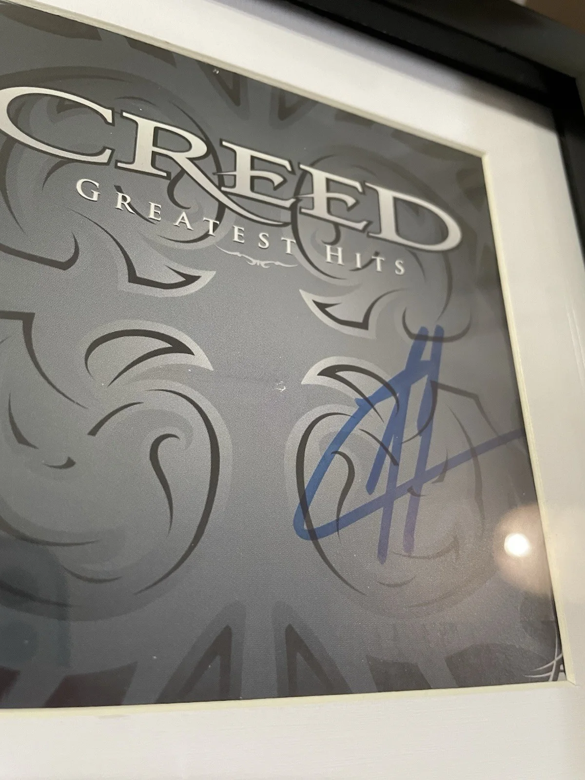 Scott Stapp Signed Autographed Creed Greatest Hits Framed CD, image 2