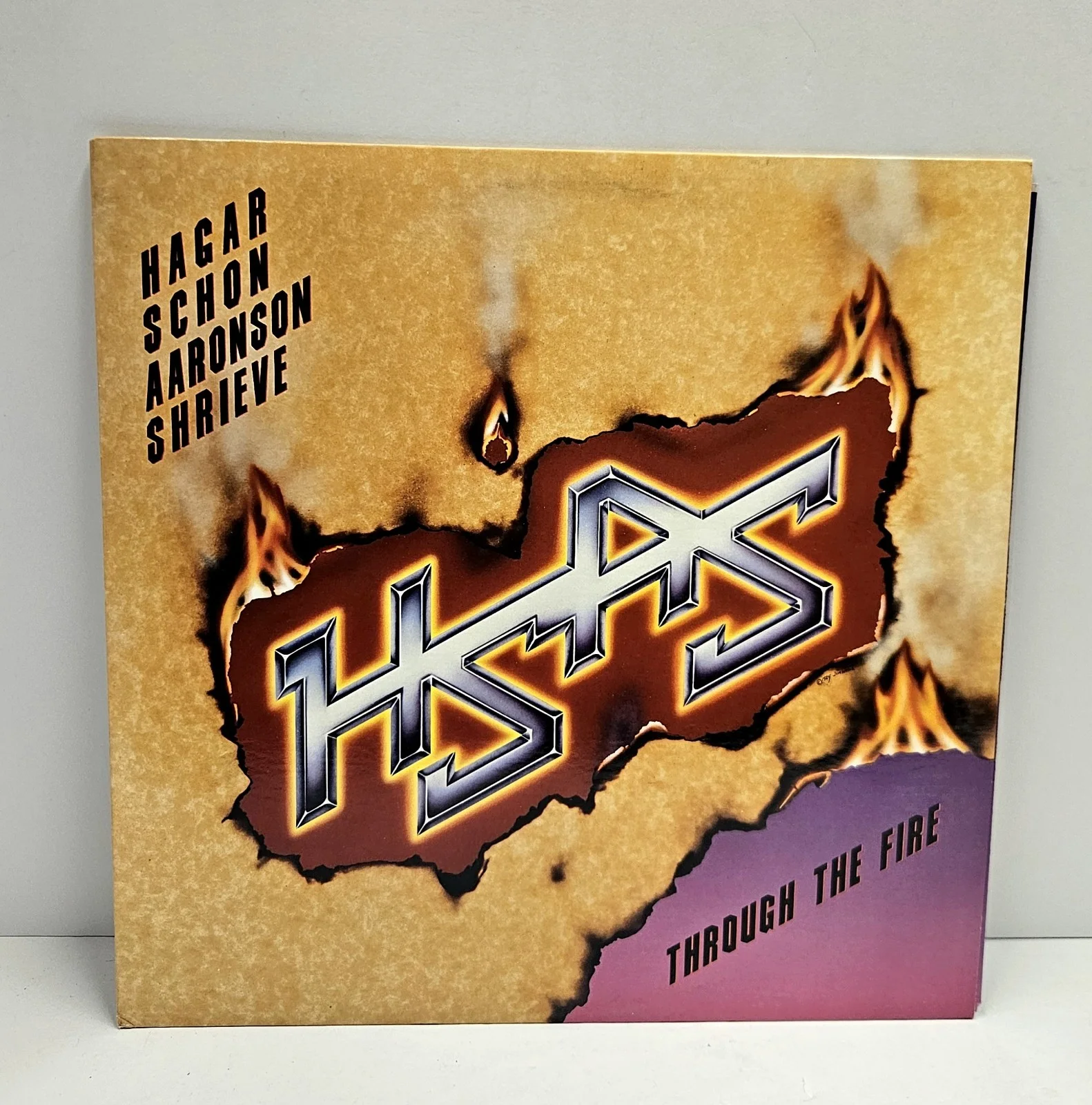 HSAS Through The Fire LP Kenny Aaronson Vinyl, image 2