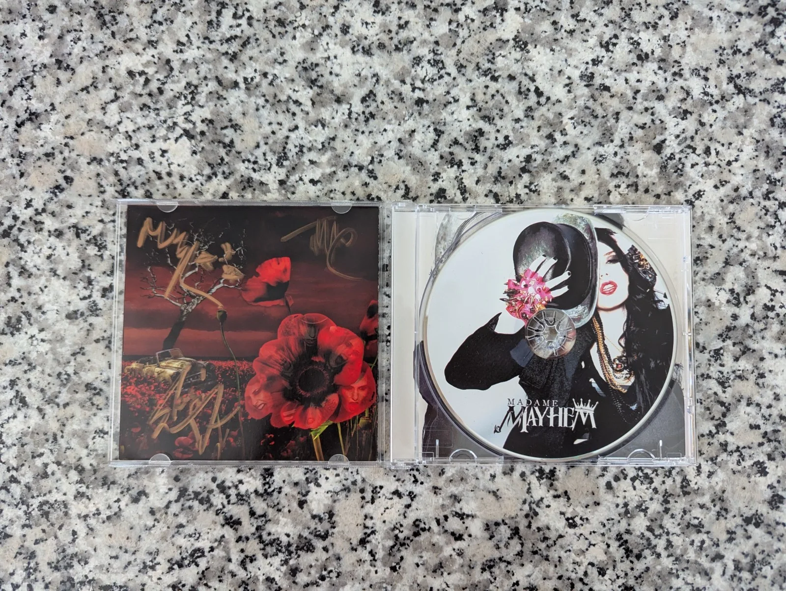 Signed Madame Mayhem "White Noise" CD, image 3