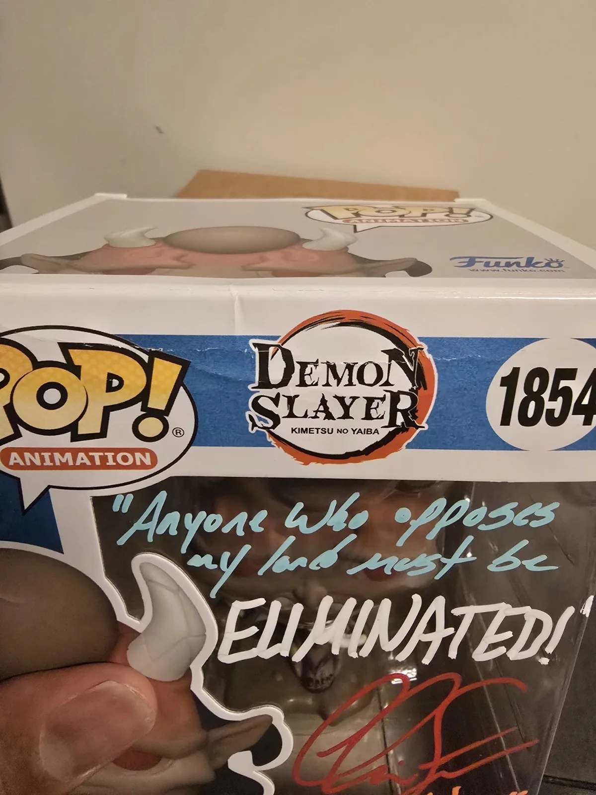 Shatnergo — Funko Pop Hantengu Demon Slayer Autographed Figurine JSA Certified, image 5