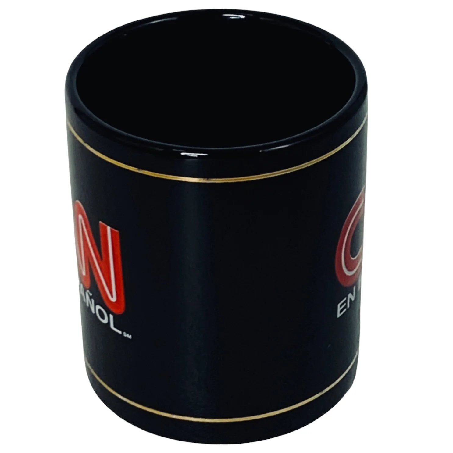 CNN News TV Network EN ESPANOL Logo Linyi Silver Phoenix Black Red Coffee Mug, изображение 4