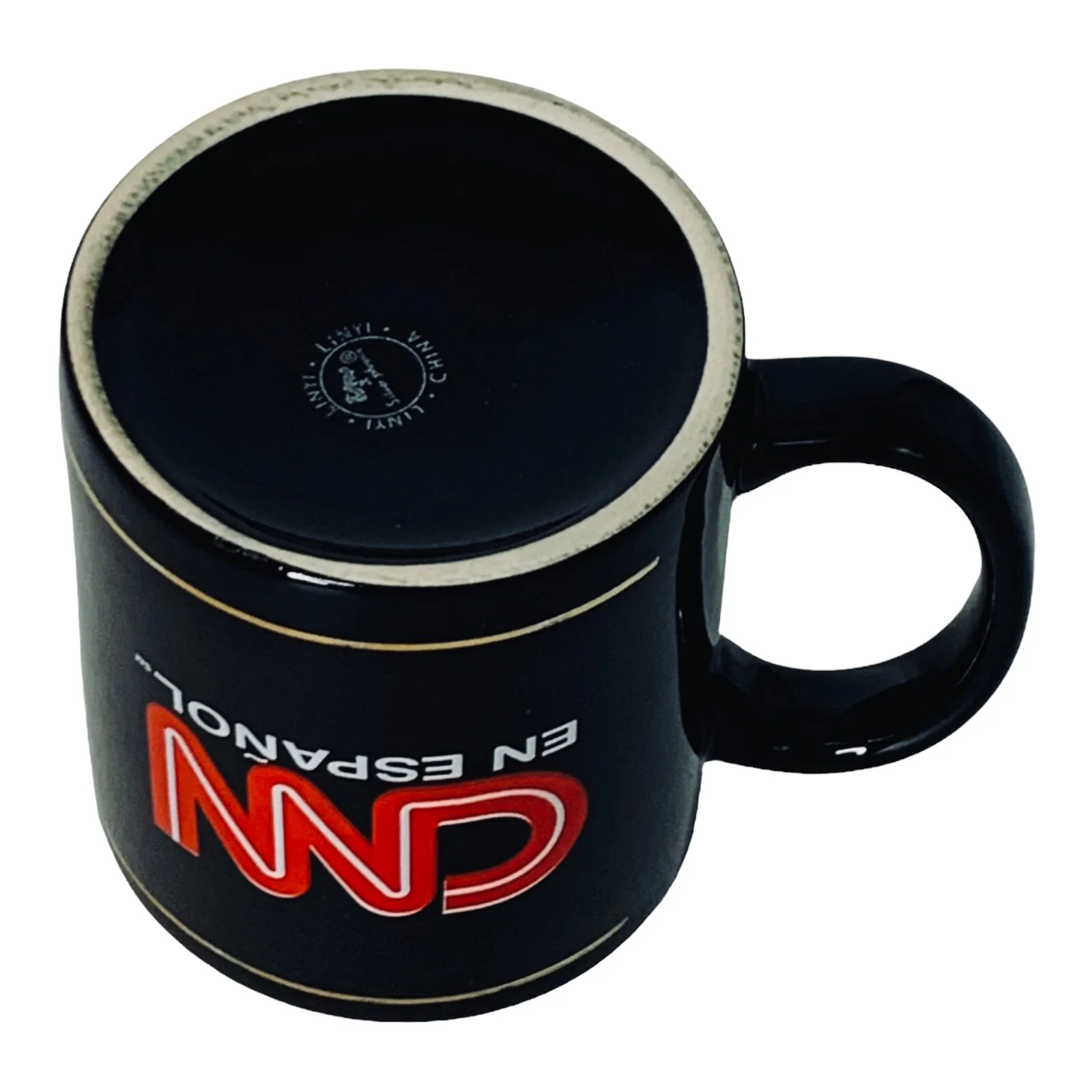 CNN News TV Network EN ESPANOL Logo Linyi Silver Phoenix Black Red Coffee Mug, изображение 5