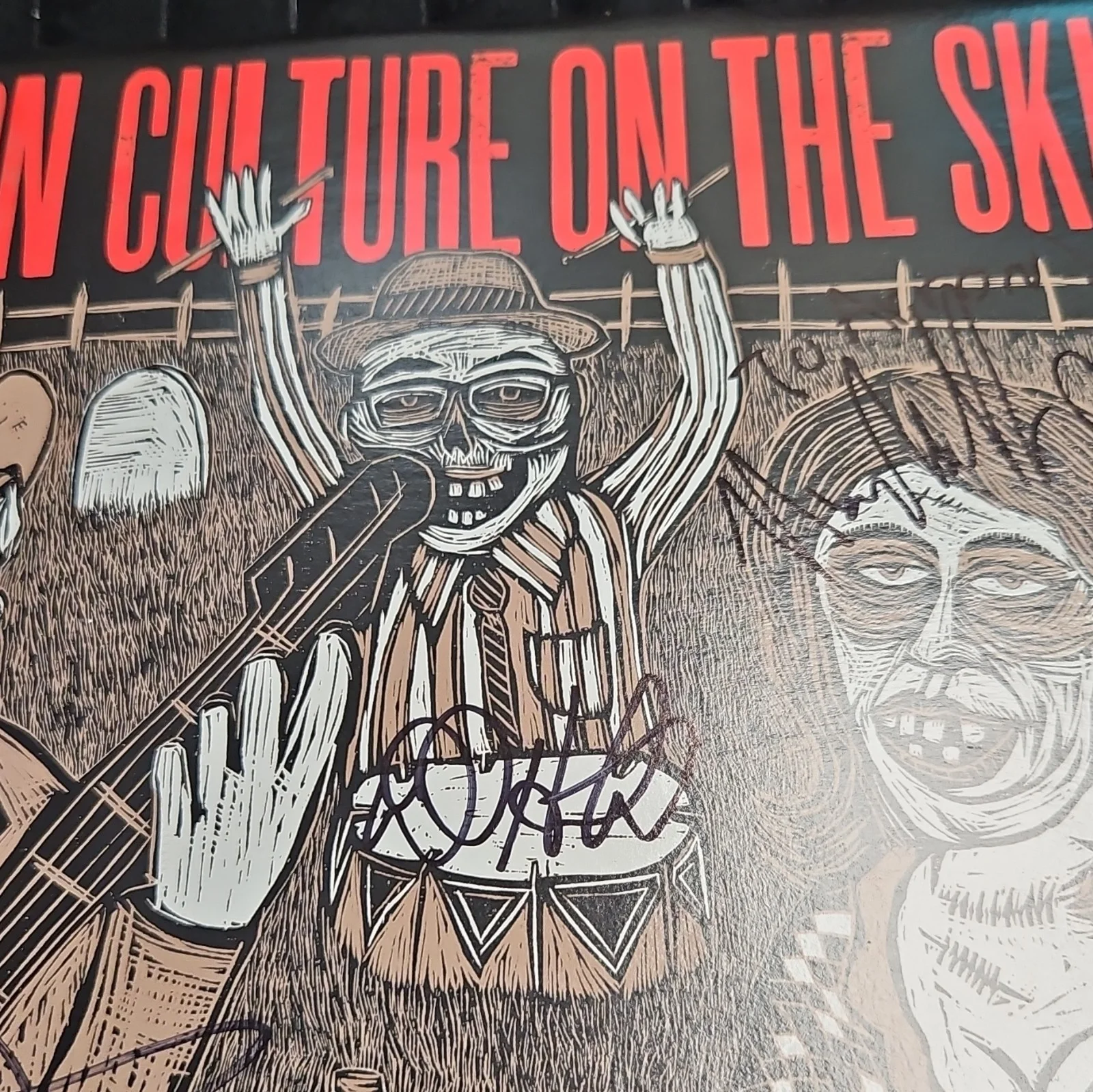 Southern Culture On The Skids Zombified Signed Red Vinyl Record, изображение 3