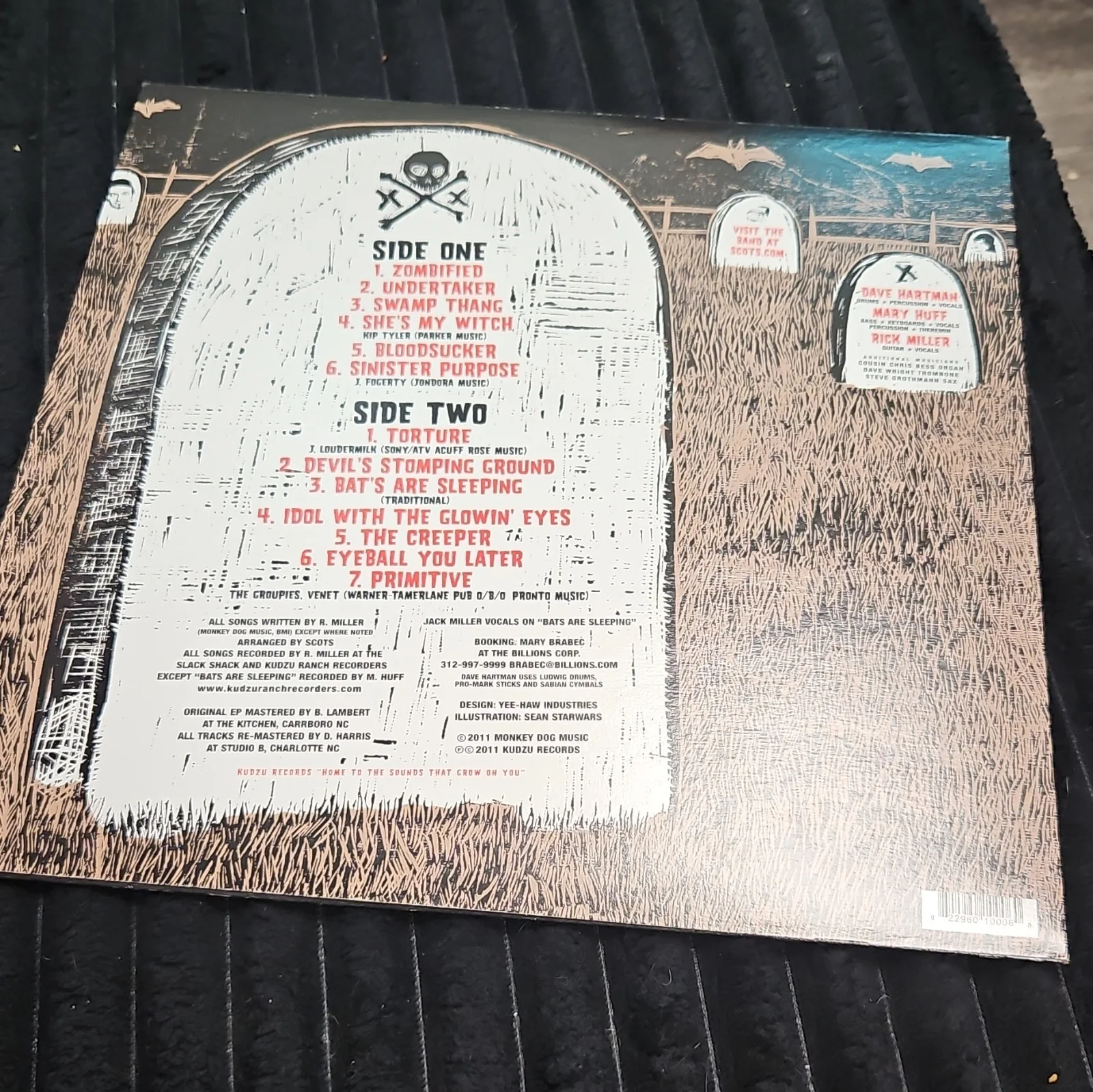 Southern Culture On The Skids Zombified Signed Red Vinyl Record, изображение 5
