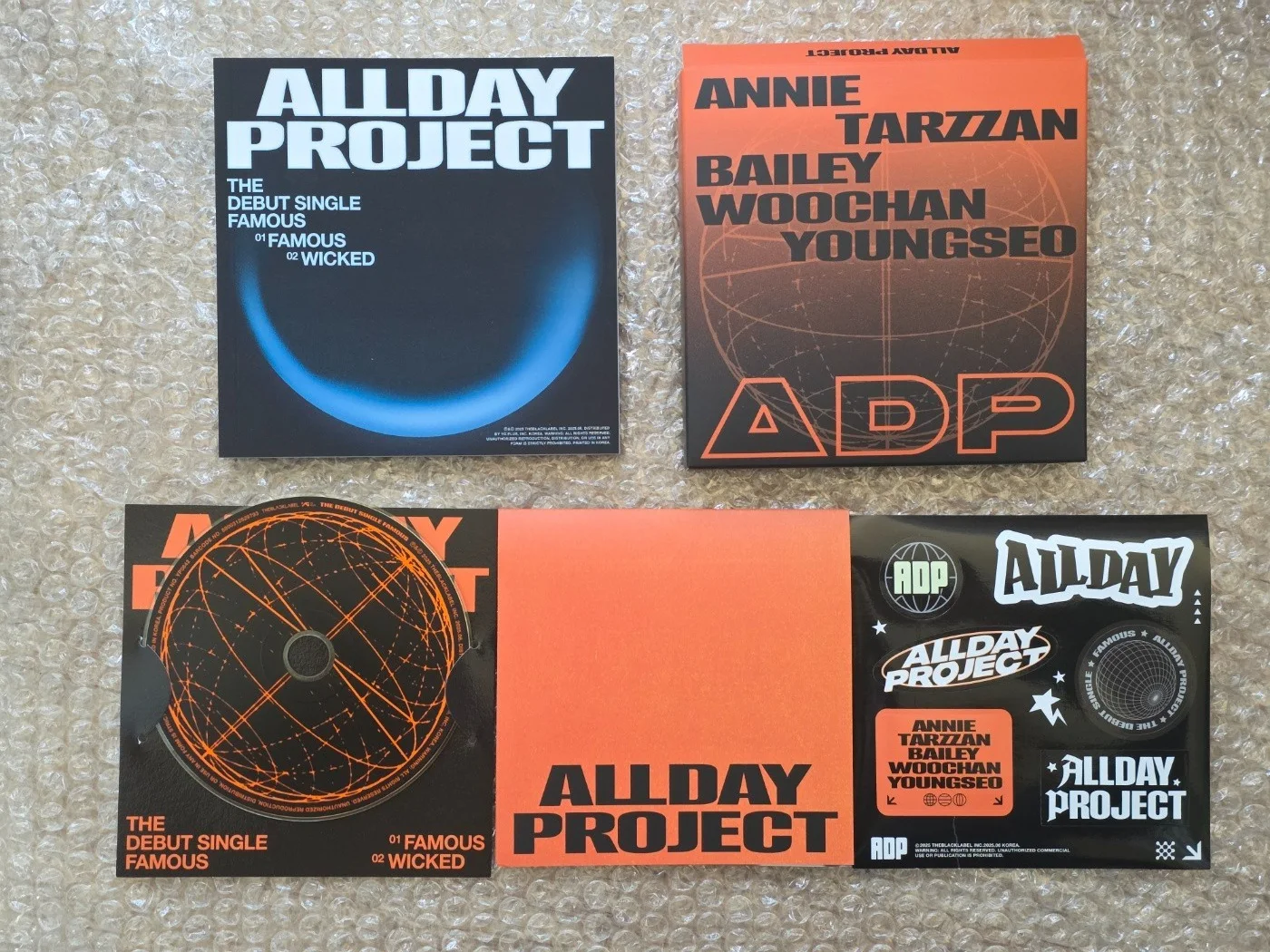 Allday Project Mwave Album Autographed Hand Signed, image 2