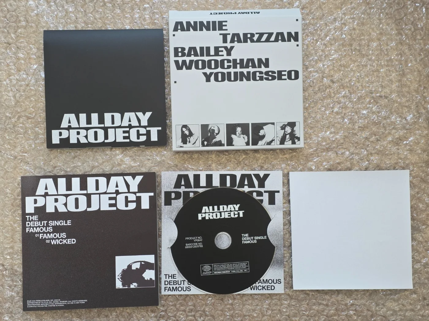 Allday Project Mwave Album Autographed Hand Signed, image 2