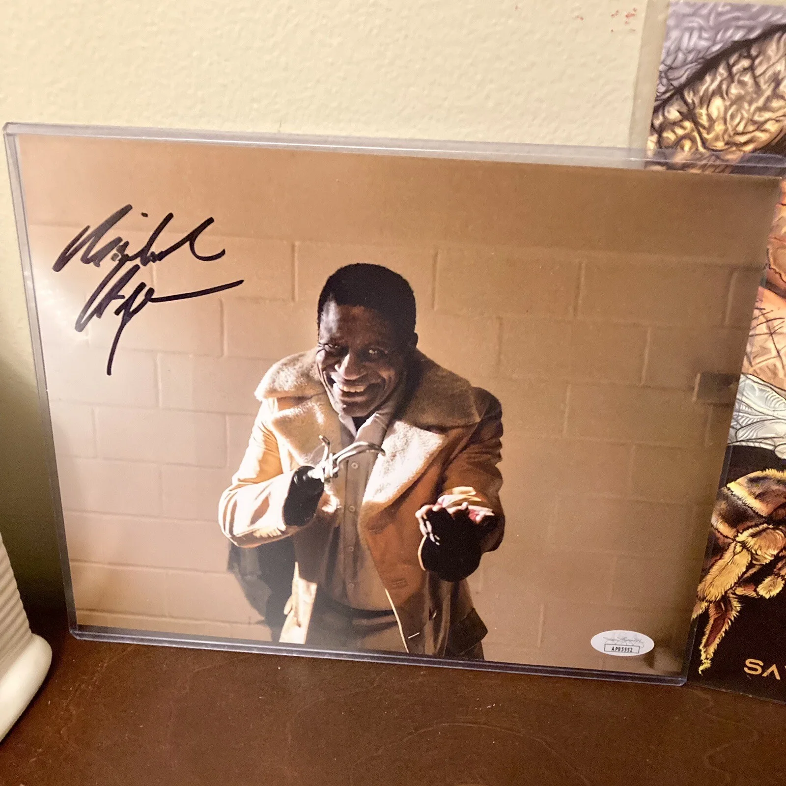 Michael Hargrove — Michael Hargrove Signed Candyman Photo + Limited Art Print 8x10 JSA Horror, изображение 2