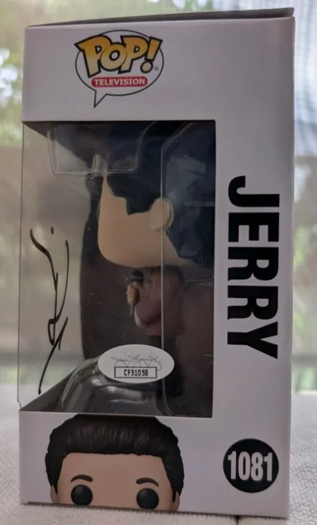 JERRY SEINFELD signed FUNKO POP JSA Authenticated, image 2