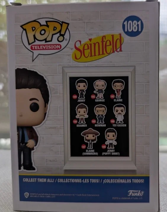 JERRY SEINFELD signed FUNKO POP JSA Authenticated, image 3