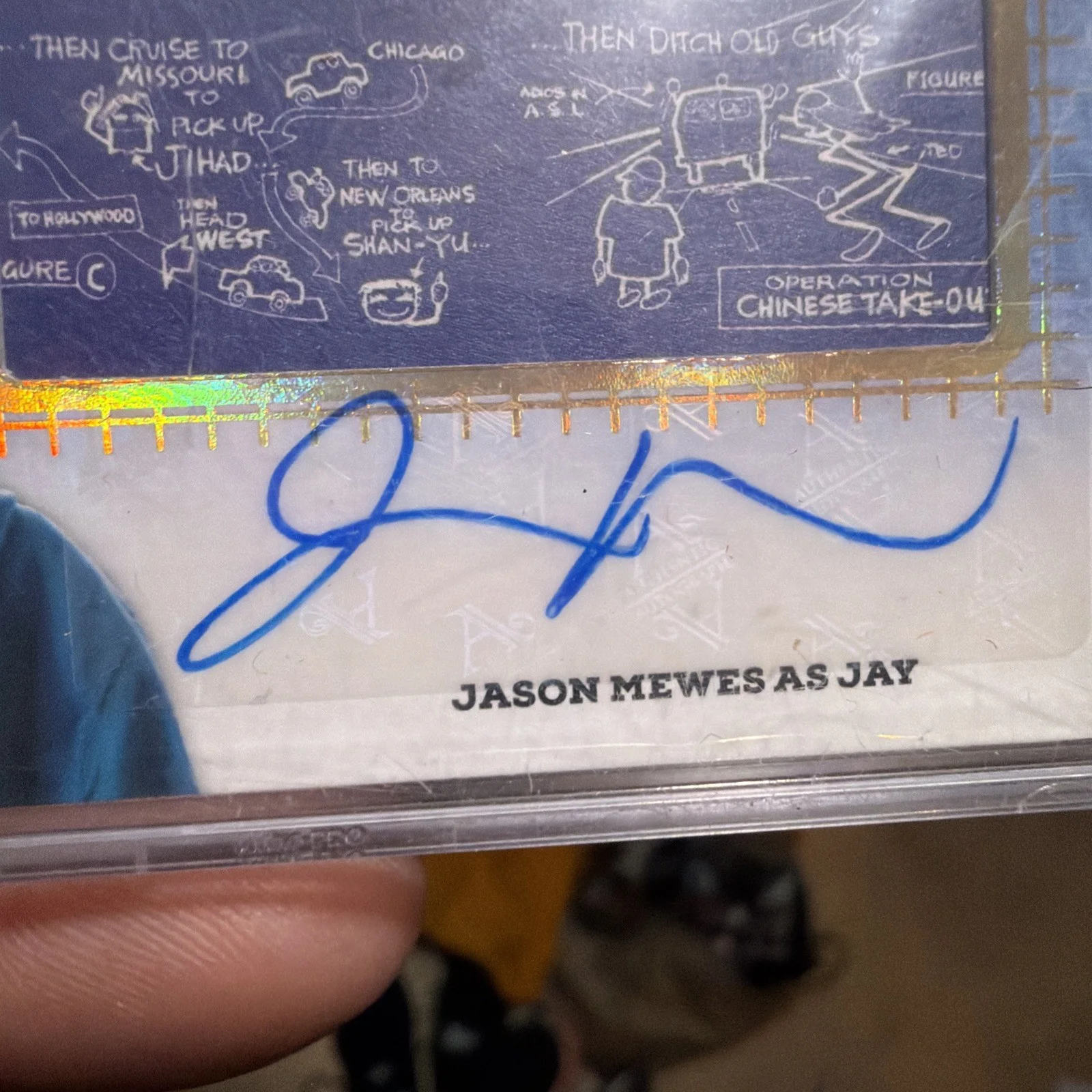 Jay and silent Bob blueprint relic Jason Mewes auto (1/99), изображение 4