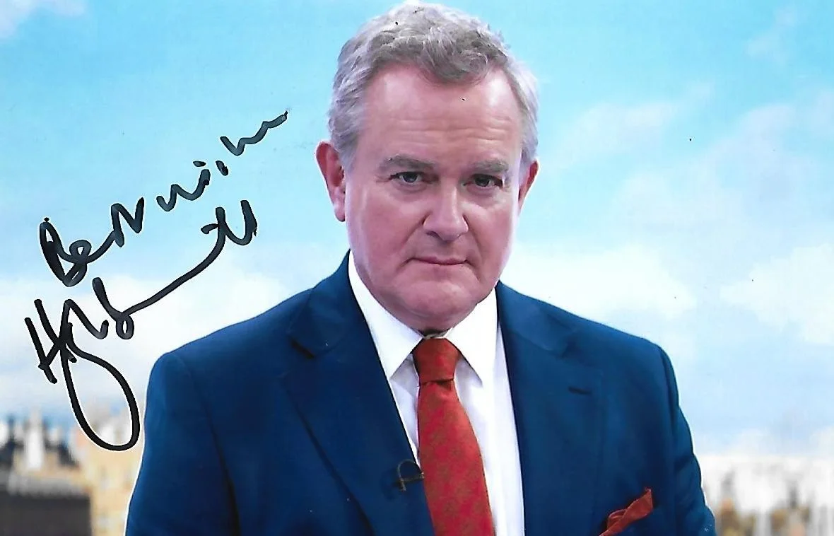 Hugh Bonneville — Hugh Bonneville auto-signed 4x6 photo Downton Abbey Notting Hill Actor COA LOOK!