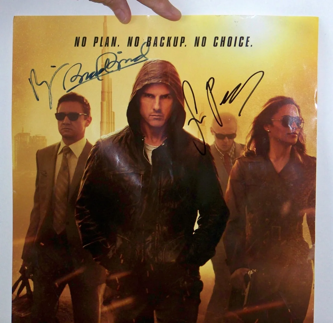 Mission Impossible Ghost Protocol Premiere Signed Poster, 11x17, image 5