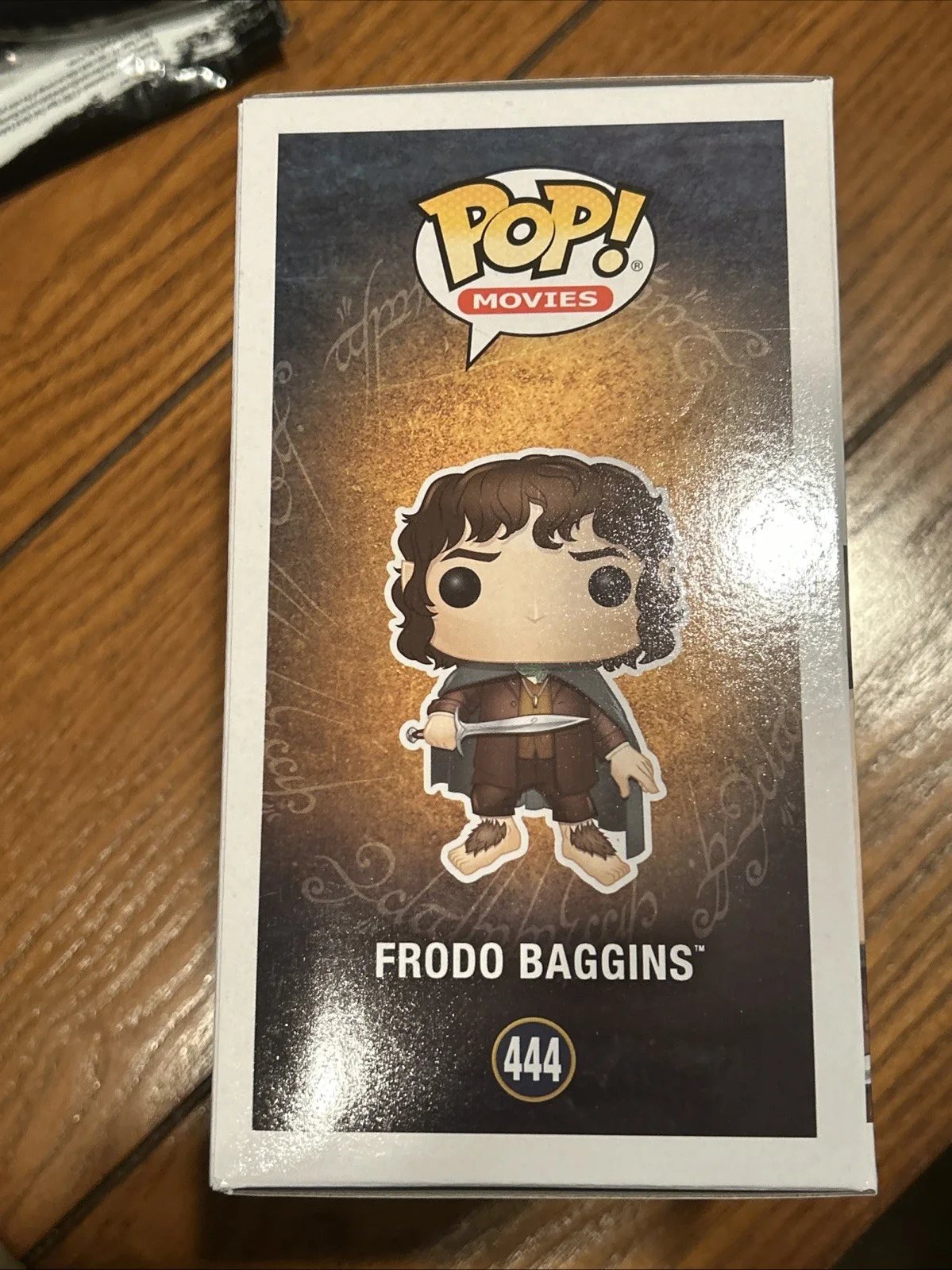 Elijah Wood — Elijah Wood LOTR "Frodo" Signed #444 Funko Pop Figure w/ Yellow Sig BAS Witness, изображение 4