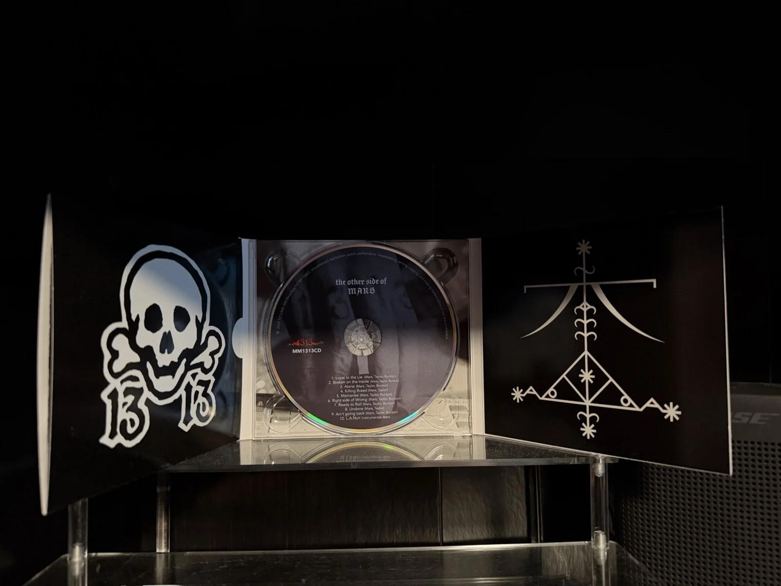 Mick Mars “The Other Side of Mars” CD. Signed copy. 2024, image 2