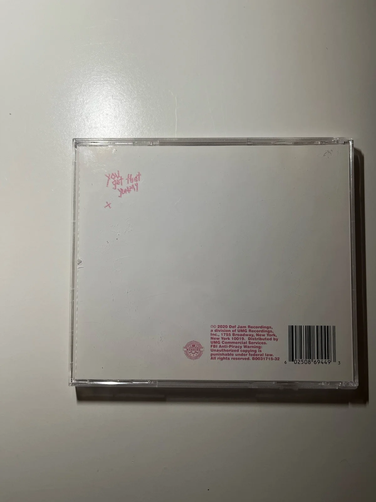 JUSTIN BIEBER OFFICIAL AUTOGRAPHED YUMMY CD SINGLE RARE, image 2