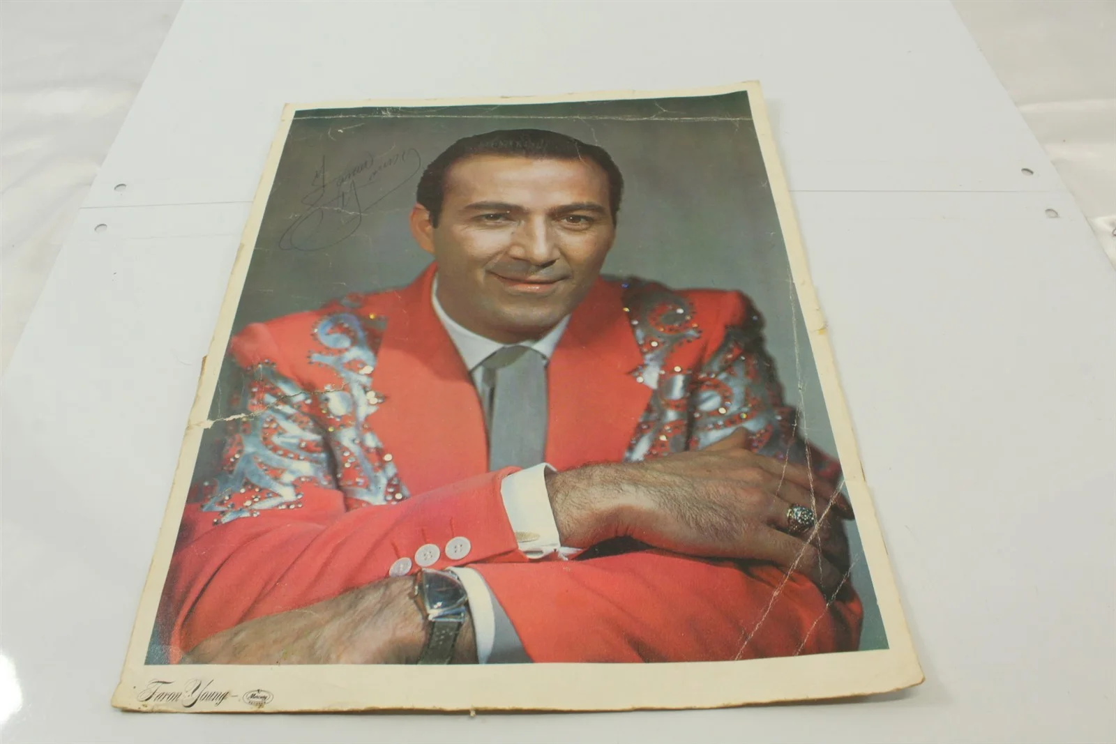 1963 Autographed Faron Young Photograph Buck Lake IN Vintage Collectible, изображение 2