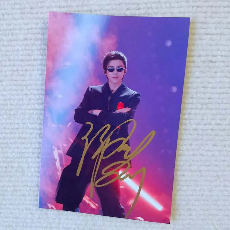 Liu Yuning 天赐的声音 Autographed Signed Photo Card Collecion, image 3