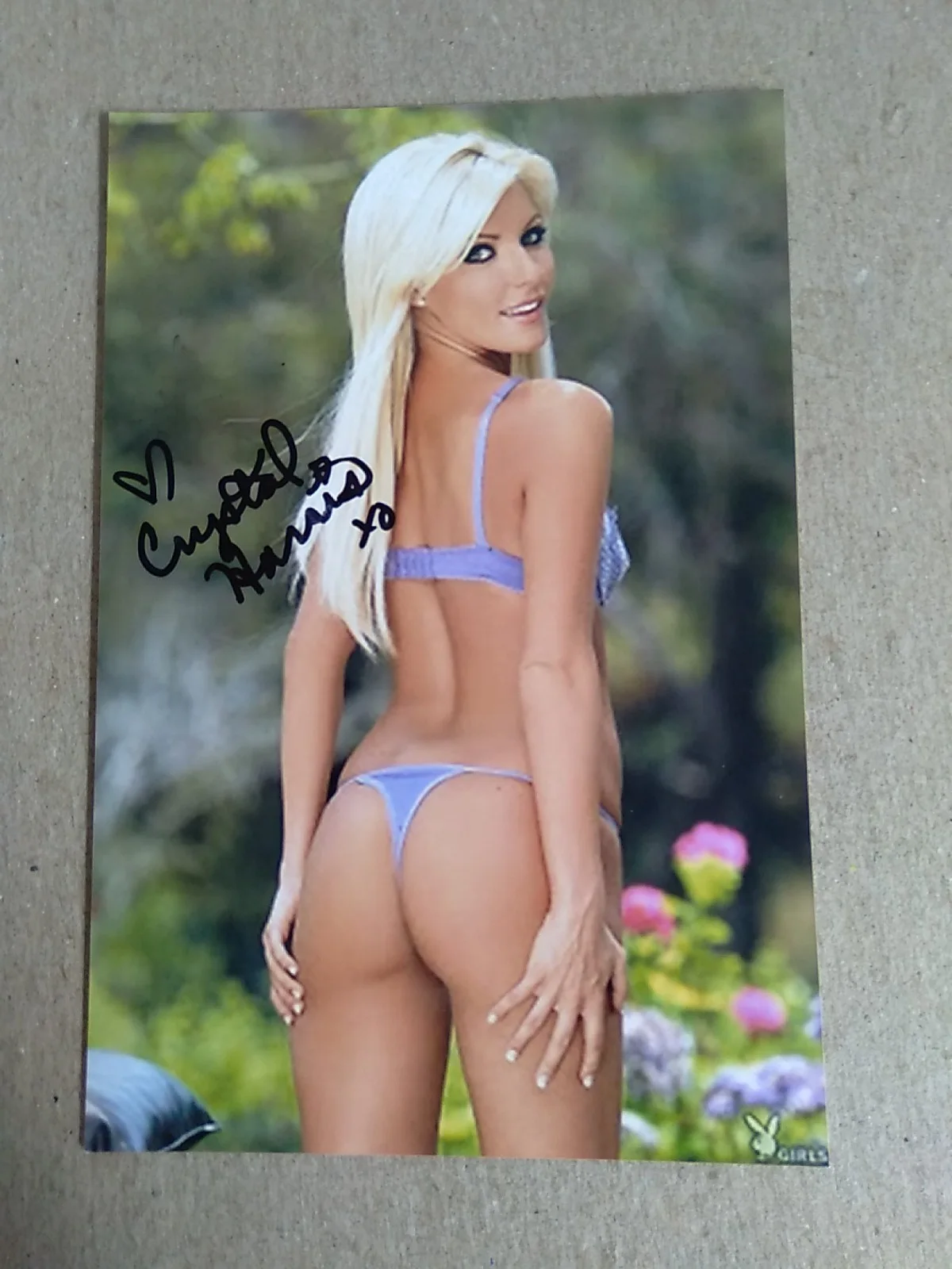 Crystal Hefner (Harris) American Model And Personality Autographed 6x4 Photo..., image 2
