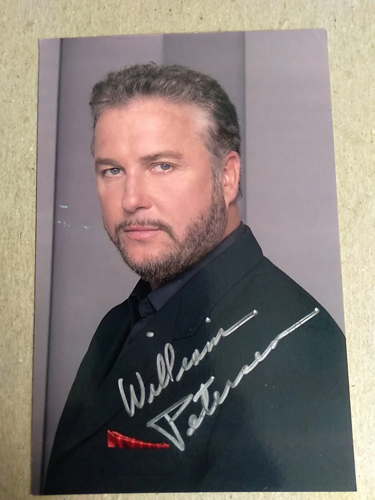 William Petersen Actor (Dr Gil Grissom CSI Crime..)Autographed 6x4 Photo Signed, изображение 2