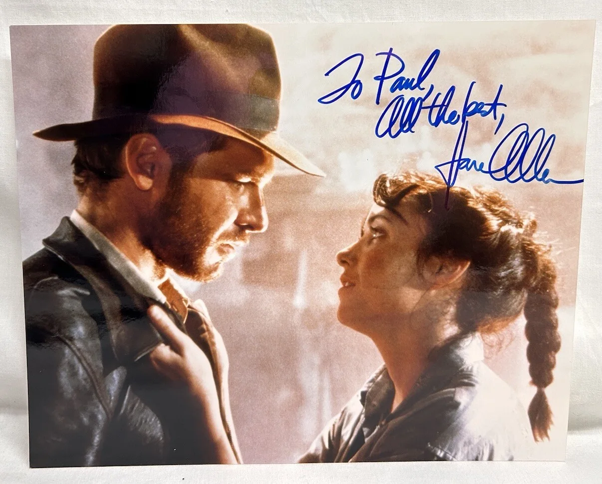 Karen Allen — Karen Allen Actress Indiana Jones 8x10 Colored Picture Signed Personalized