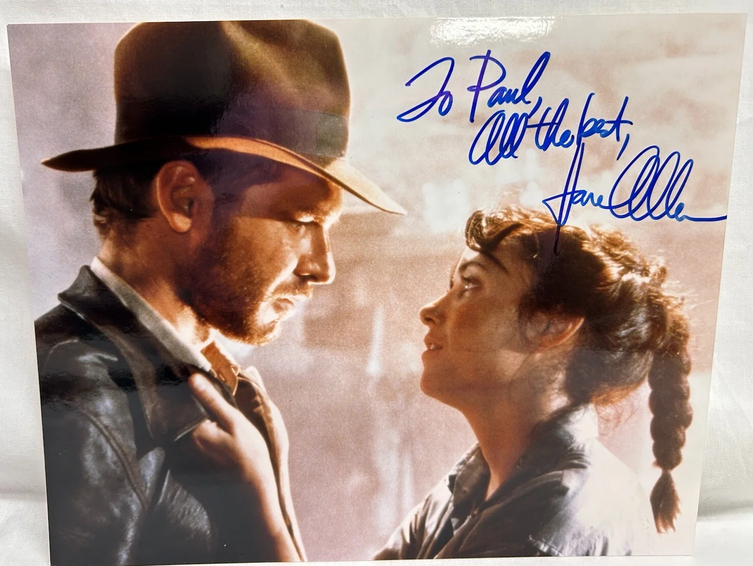 Karen Allen — Karen Allen Actress Indiana Jones 8x10 Colored Picture Signed Personalized, изображение 2
