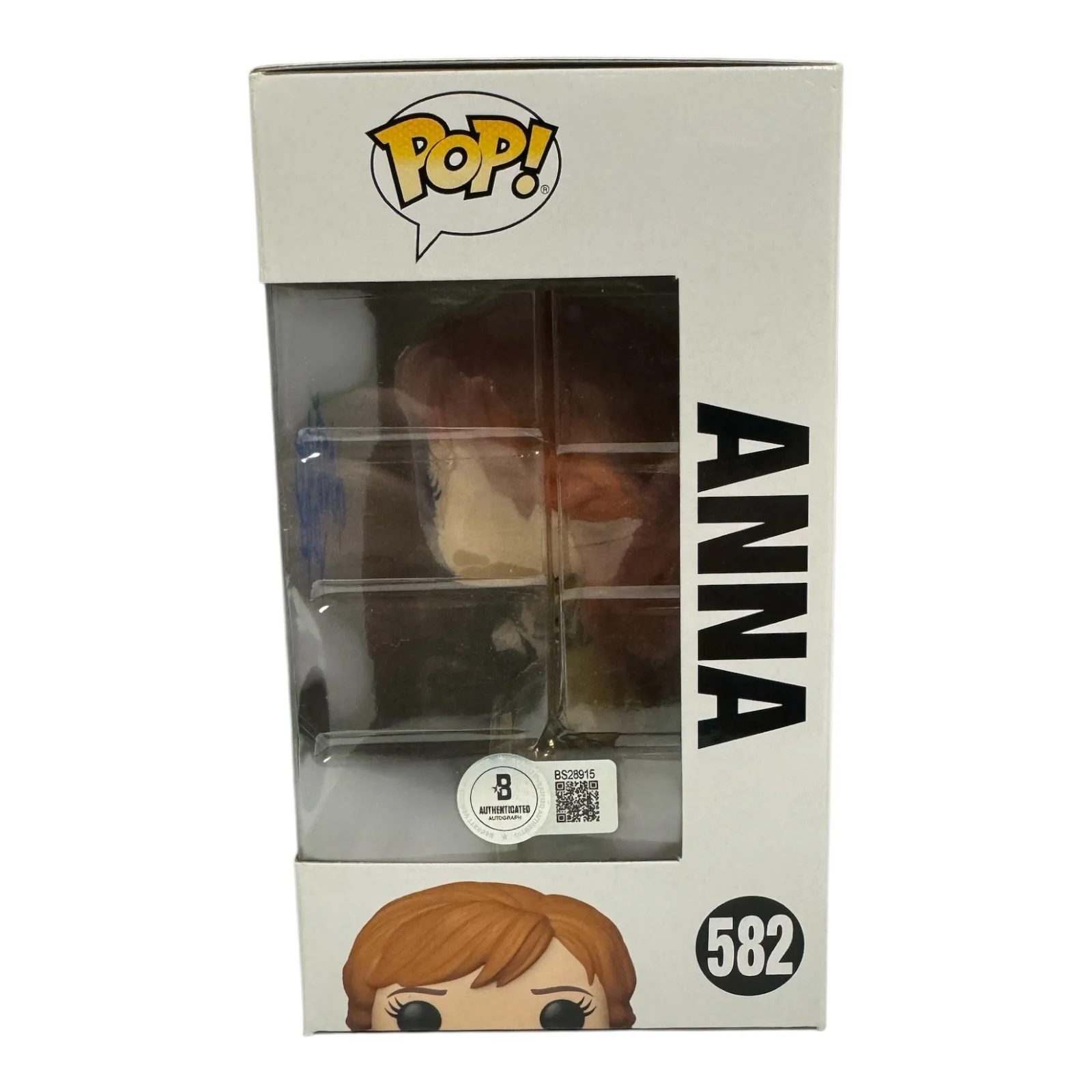 Kristen Bell — Kristen Bell Signed Autograph Frozen Funko Pop 582 BAS Beckett Anna, изображение 2