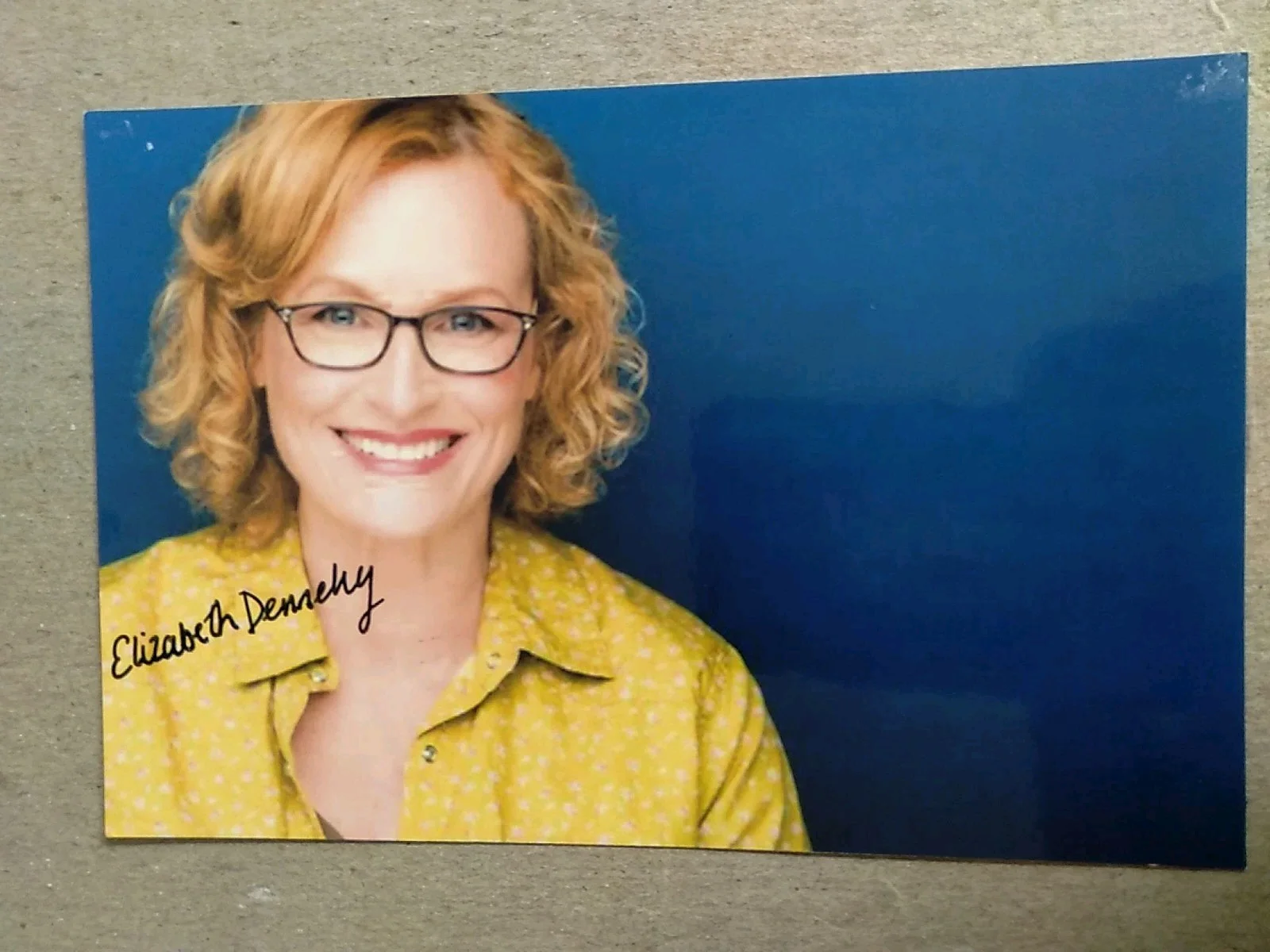 Elizabeth Dennehy American Actress Autographed 6x4 Photo Signed, image 2